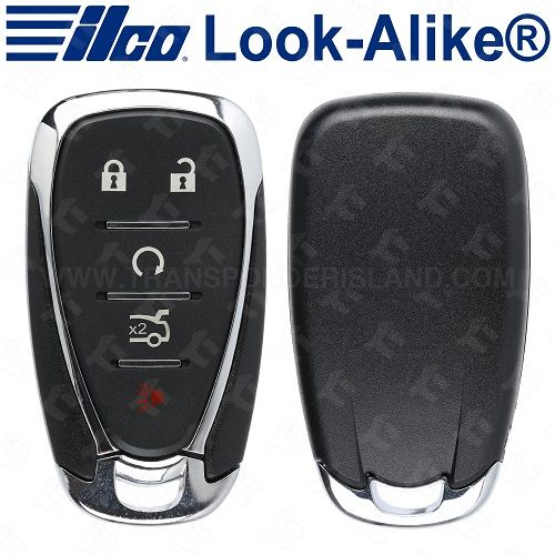 Ilco 2016 - 2022 Chevrolet Camaro, Malibu Cruze XL8 Smart Key 5B Trunk / Remote Start-PRX-CHEVY-5B2 13529662