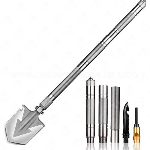 Camping Survival Detachable Folding Multifunctional Steel Shovel