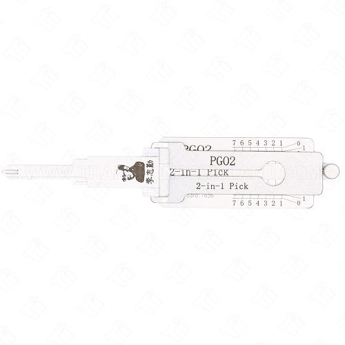 Original Lishi PGO Scooters 2 in 1 Pick and Decoder - PGO2 AG