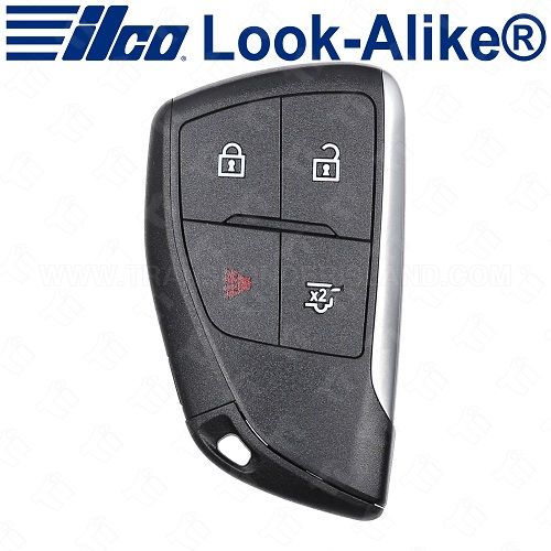 Ilco Chevrolet Suburban Tahoe Smart Key - 4B Hatch Glass-PRX-CHEVY-4B4 - Replaces: 13541561