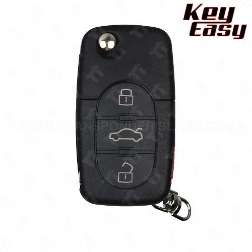 2002 - 2006 Audi A6 ALLROAD TT Remote Flip Key - 4B Trunk - Replaces: 4D0837231M - AFTERMARKET