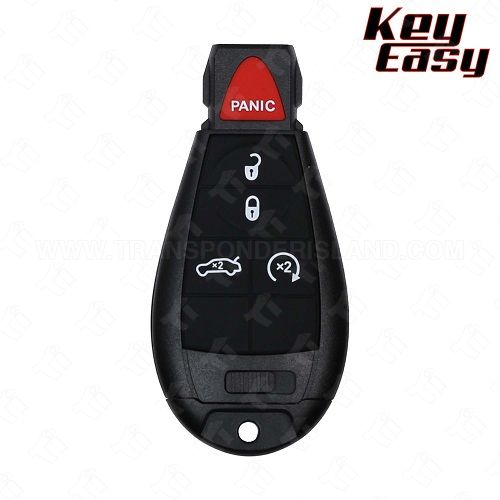 2011 - 2012 Chrysler Dodge Fobik Key 5B Trunk / Remote Start - REPLACES:  IYZ-C01C – AFTERMARKET