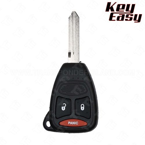 2004 - 2007 Dodge Mitsubishi Remote Head Key 3B Large Panic - REPLACES: KOBDT04A - AFTERMARKET