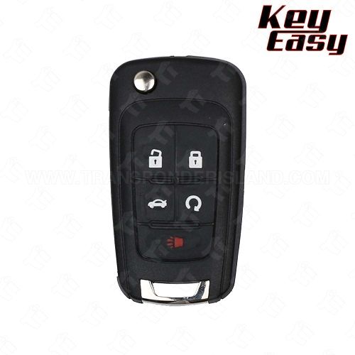 2010 - 2021 Buick Chevrolet GMC Remote Flip Key - 5B Trunk / Starter - AFTERMARKET