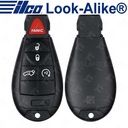 Ilco Jeep Grand Cherokee Smart Fobik Key - 5B Hatch/Remote Start - IYZ-C01C - POD-LAL-5B10 Replaces OE P/N: 56046735AE